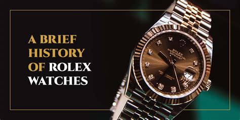 Rolex watch company history